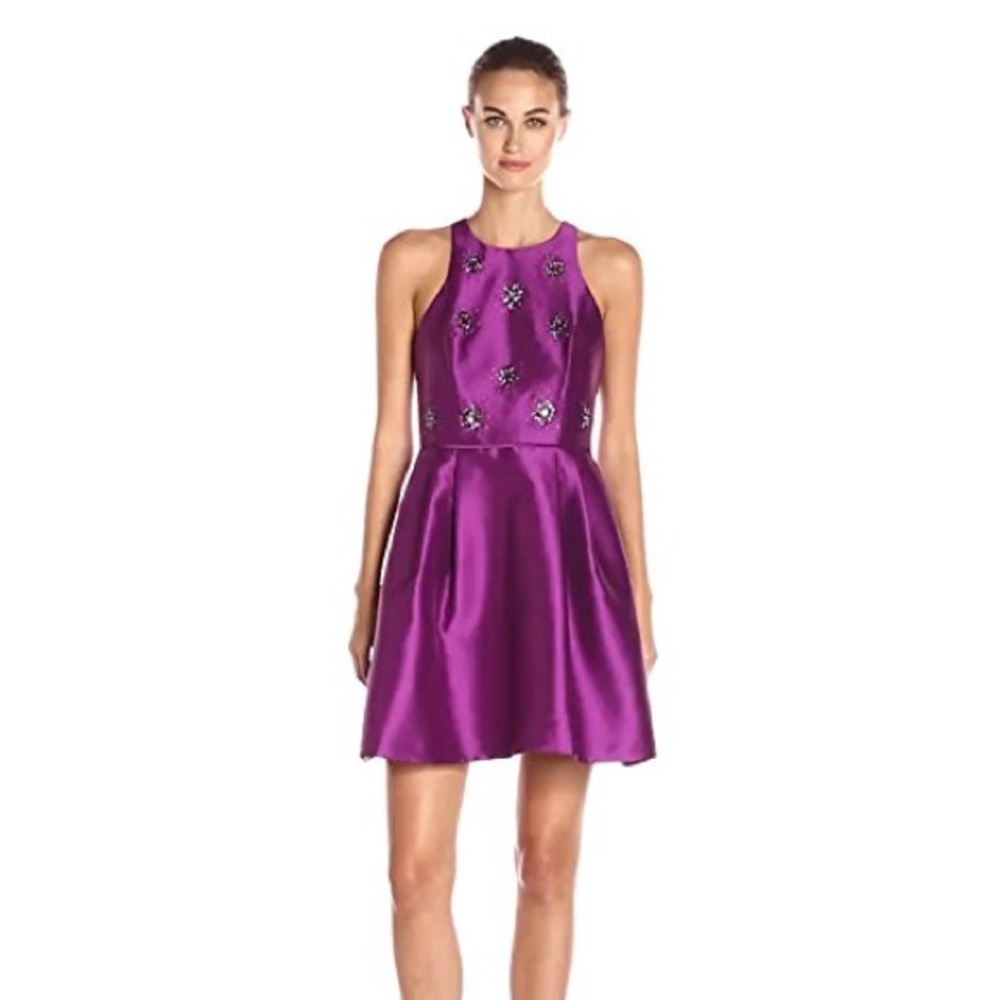NWT bead bodice mikado Adrianna Papell dress!